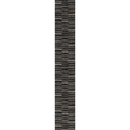 Sahara Schwarz & Natur Teppich