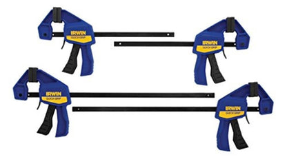IRWINQUICK-GRIPOne-Handed Mini Bar Clamp 4 Pack, (2) 6", (2) 12", 1964748 🍁 All In One Marketplace Canada