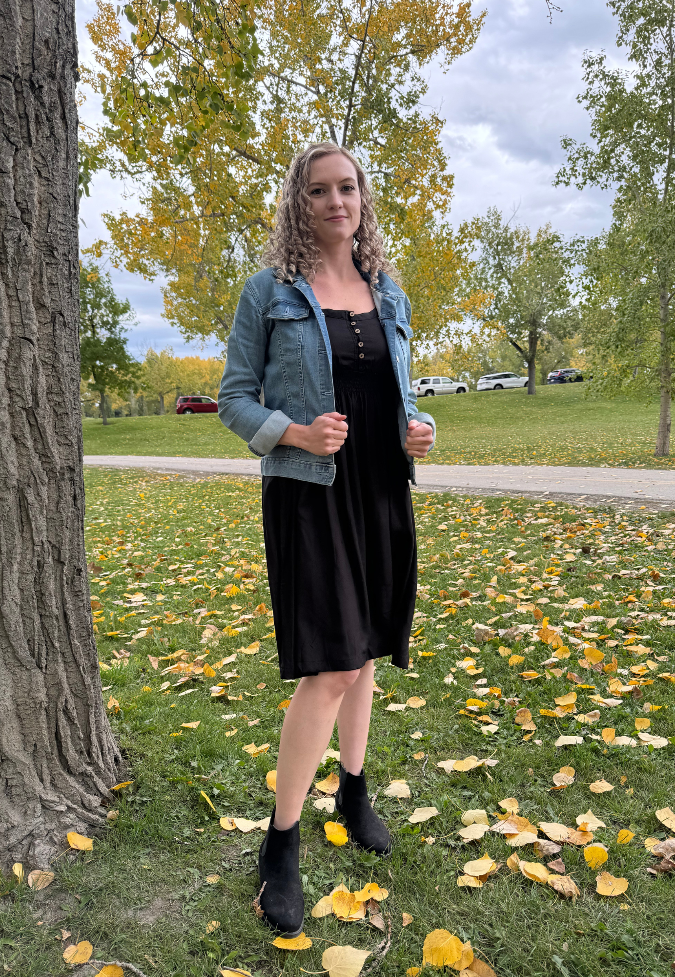 Bamboo Empire Waist Maternity Dress