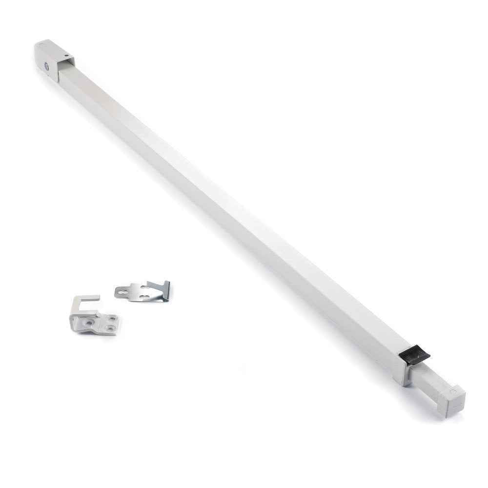 Ideal Security Sliding Patio Door Security Bar with Child-Proof Lock, Extendable, White (25.75-47.5 Inches) 🍁 All In One Marketplace Canada
