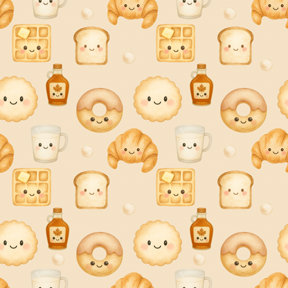 Couverture minky petit déjeuner Canadien 🧇 moyenne