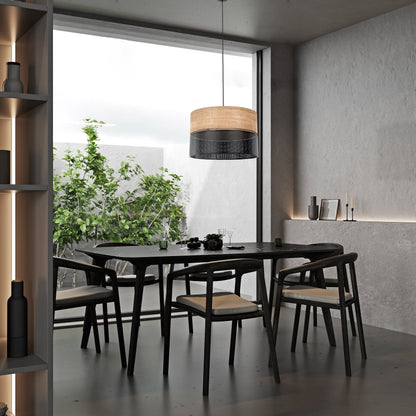 Nicol Scandinavian Drum Pendant Light for Dining Room & Bedroom - AURABAGS SHOP