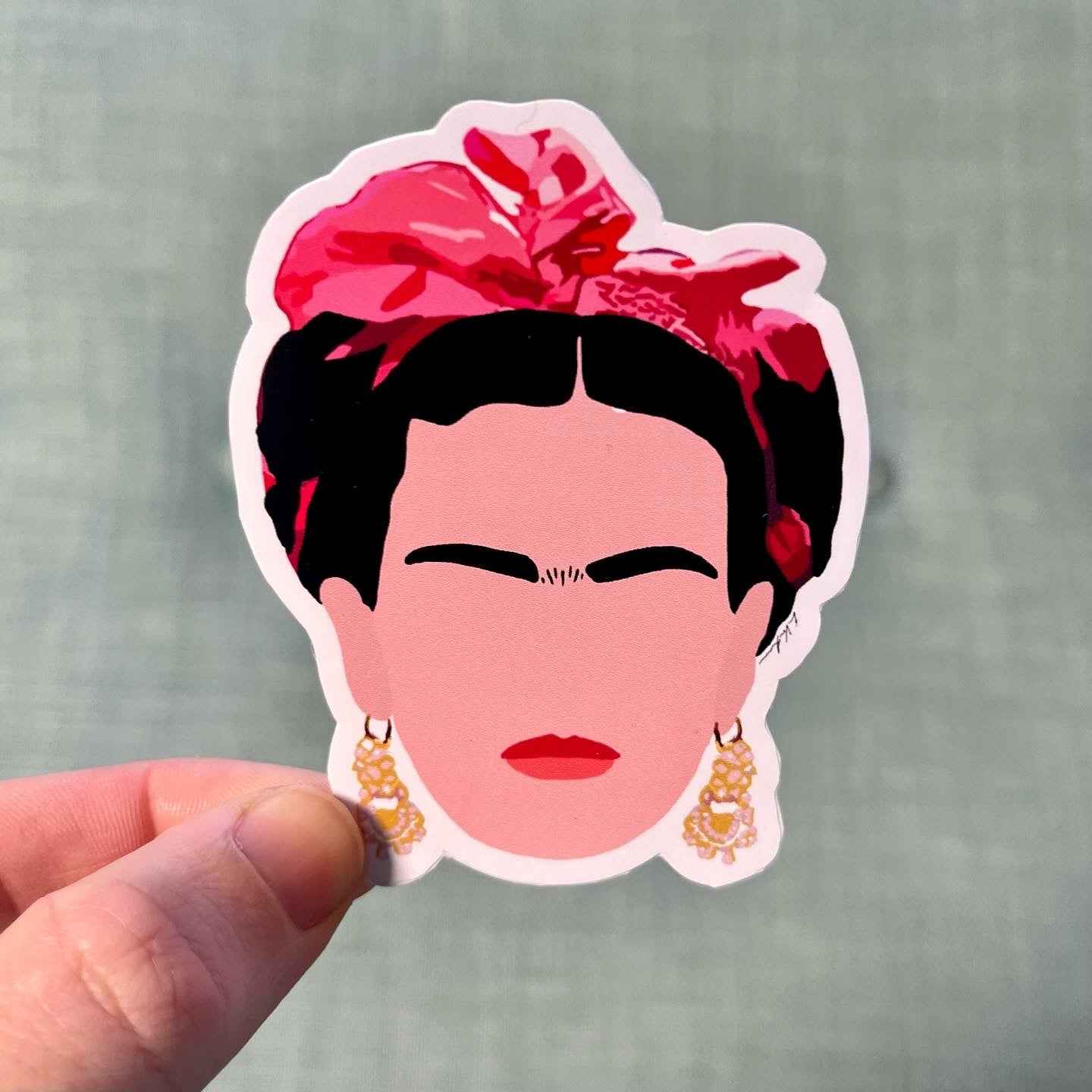 Frida Kahlo Silhouette Sticker