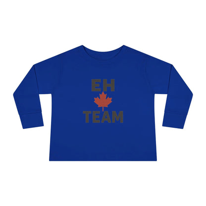 Maple Stick "Eh Team" Toddler Long Sleeve Tee – Maple Leaf Pride