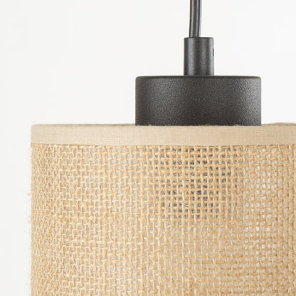 JUTE Natural Pendant  Light 3 - AURABAGS SHOP