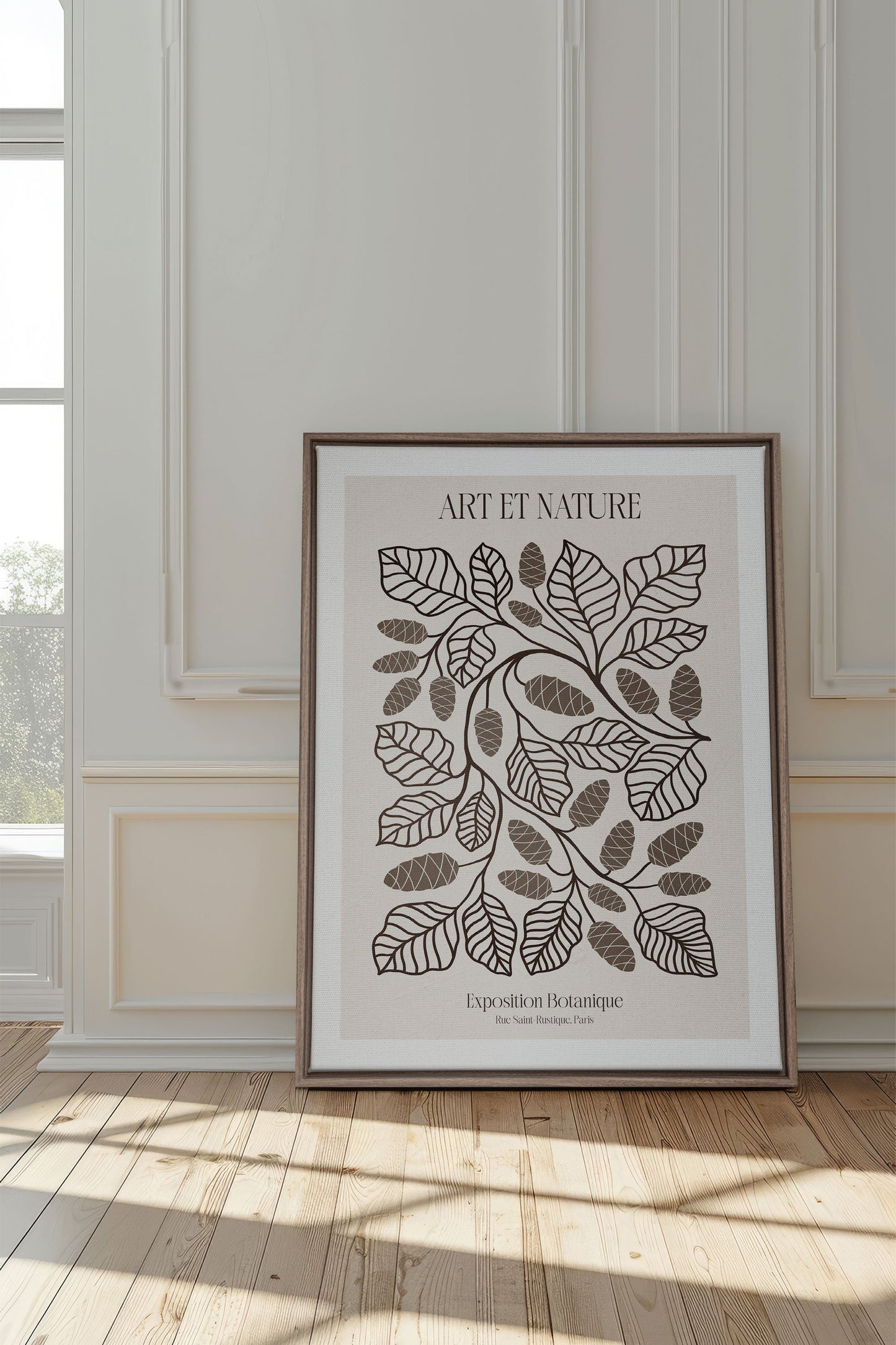 ART ET NATURE, Oeuvre sur toile étirée