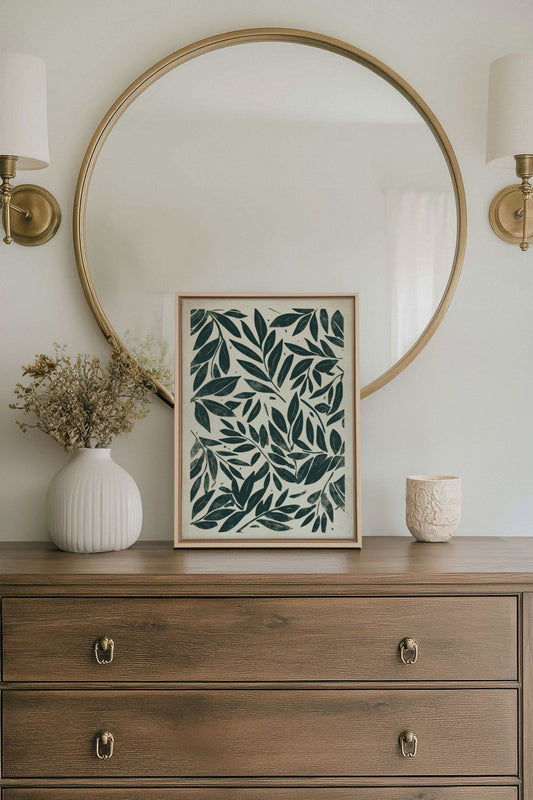 HERITAGE GREENERY, Oeuvre sur toile étirée