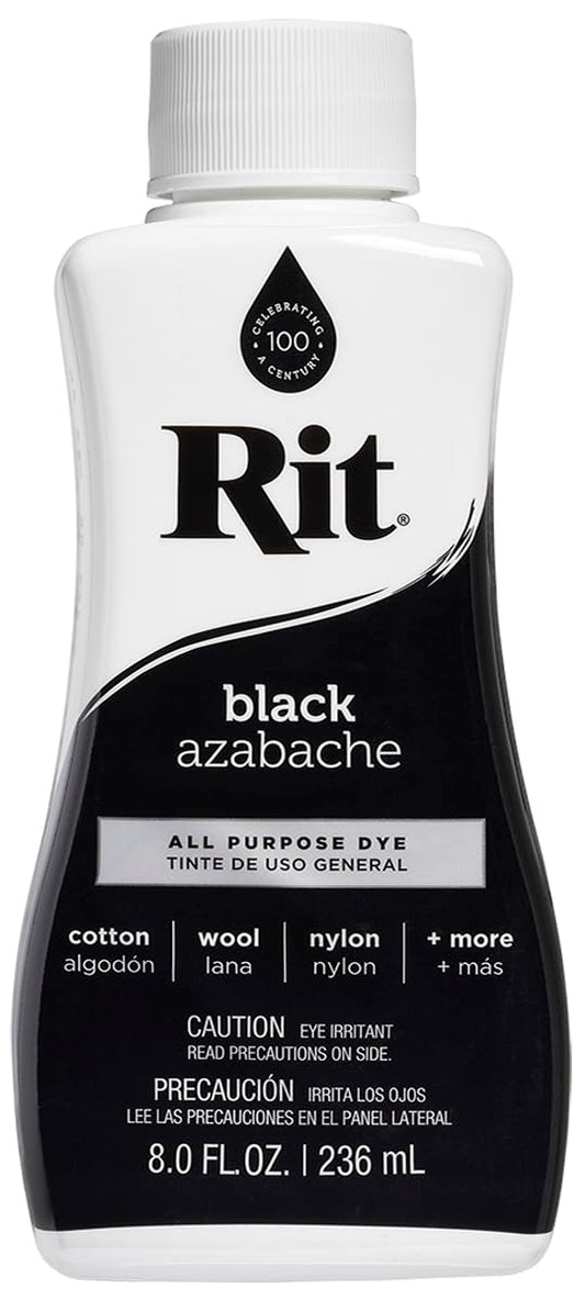 Rit Dye 88150 All Purpose Liquid Dye, Black, 8 Fl Oz 🍁 All In One Marketplace Canada