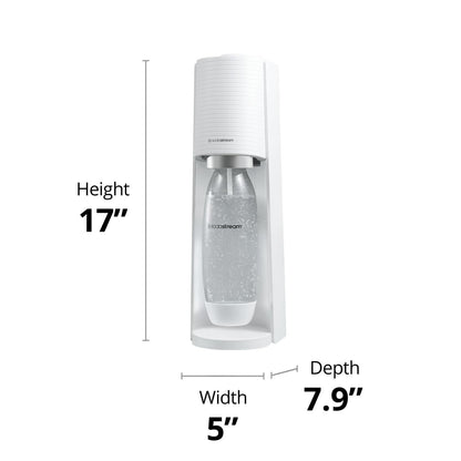 SodaStream Terra Sparkling Water Maker Bundle (White), with CO2, DWS Bottle, and Bubly Drops Flavors 🍁 All In One Marketplace Canada