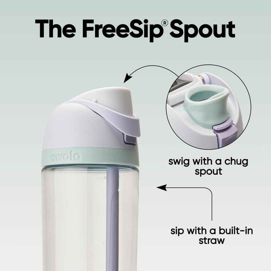Owala FreeSip Tritan Insulated Stainless Steel Water Bottle with Straw, BPA-Free Sports Water Bottle, Great for Travel, 25 Oz, Open Air 🍁 All In One Marketplace Canada