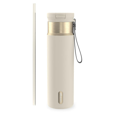 Contigo SnapSeal 24 oz Water Bottle w/Carry Strap & Reusable Straw | Vacuum-Insulated Stainless Steel for Hot & Cold Drinks | Spill-Proof Lid | BPA & Lead-Free | Dishwasher Safe 🍁 All In One Marketplace Canada