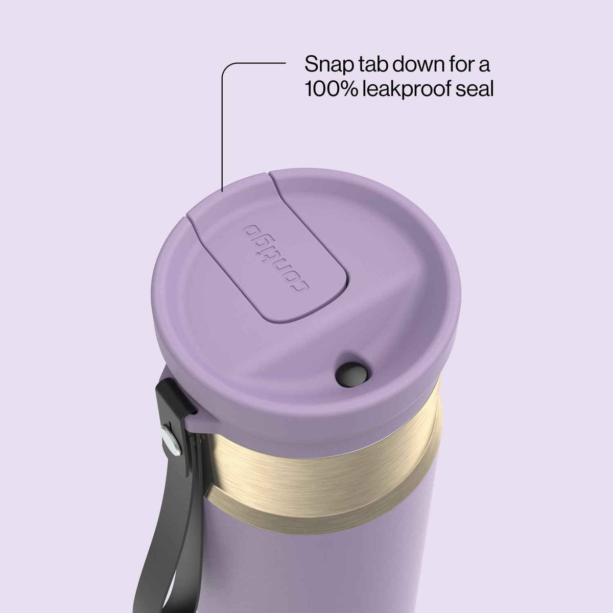 Contigo SnapSeal 24 oz Water Bottle w/Carry Strap & Reusable Straw | Vacuum-Insulated Stainless Steel for Hot & Cold Drinks | Spill-Proof Lid | BPA & Lead-Free | Dishwasher Safe 🍁 All In One Marketplace Canada