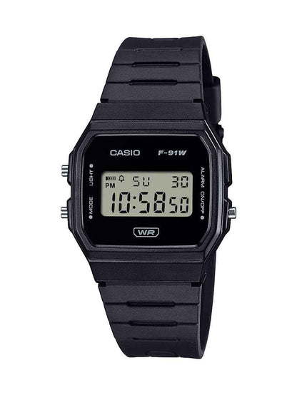 Casio F-91WB Series | Men's Digital Watch | Environmentally Friendly Bio-Based Resin | Alarm | Date Indicator | 7-Year Battery, Black 🍁 All In One Marketplace Canada