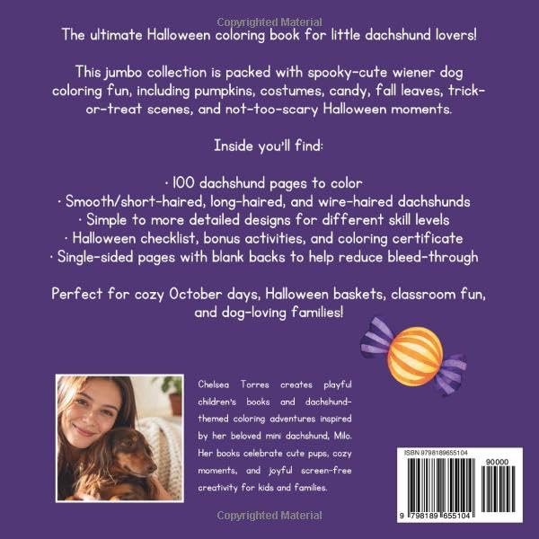My Ultimate Halloween Dachshund Coloring Book