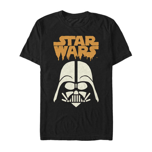 STAR WARS Licensed Halloween Vader Ghoul Men's Tee, Black, Large
