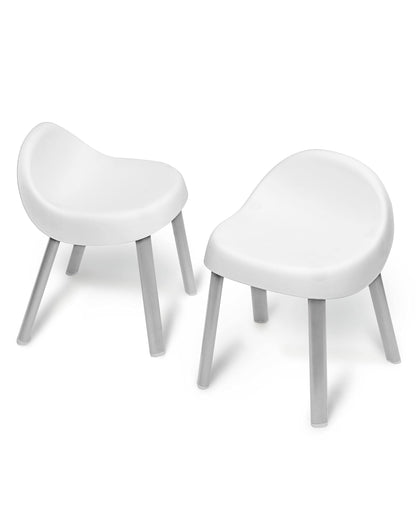 Skip Hop Toddler's Activity Chairs, Set of 2, Metal, White 🍁 All In One Marketplace Canada