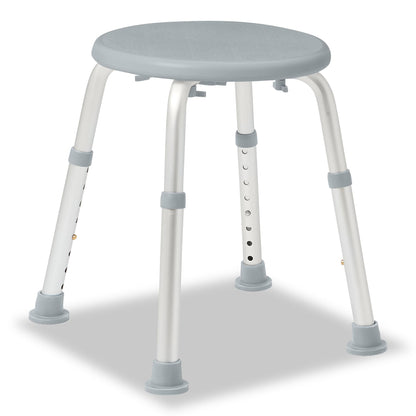Medline Round Shower Stool, Gray, Tool-Free Assembly, 300lb Capacity 🍁 All In One Marketplace Canada