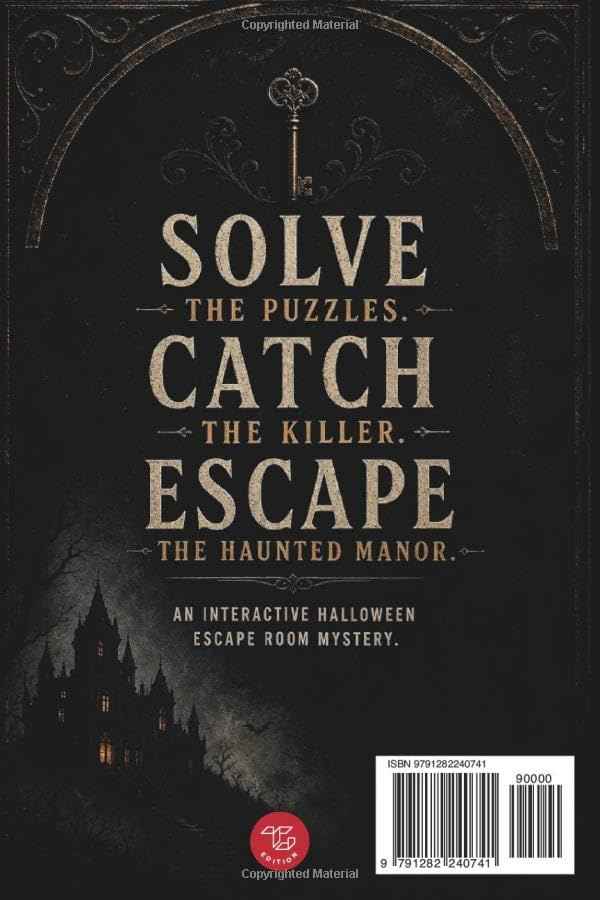 Murder at Vex Manor - The Halloween Escape Room Mystery: Solve the Puzzles, Catch the Killer and Escape the Haunted Manor!