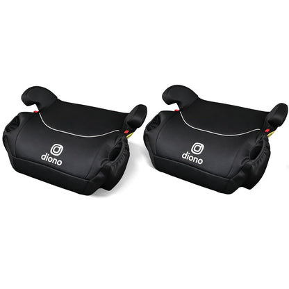 Diono Solana 2022, No Latch, Pack of 2 Backless Booster Car Seats, Lightweight, Machine Washable Covers, Cup Holders, Black Charcoal 🍁 All In One Marketplace Canada