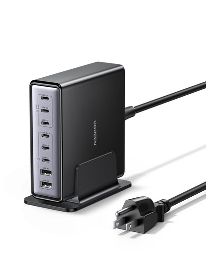 UGREEN 200W 8-Port GaN USB C Charger Block, Desktop Charging Station USB C and USB PD 100W Fast Charging Compatible for MacBook Pro 16" Air, XPS 13, iPad Pro, iPhone 17 Pro, Galaxy S26 S25 🍁 All In One Marketplace Canada