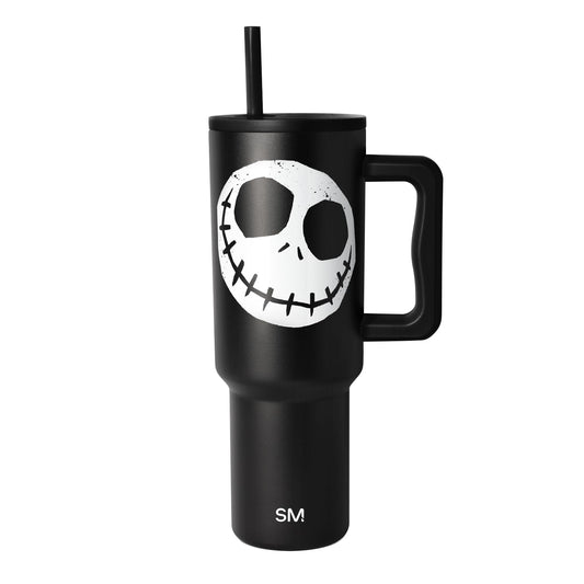 Simple Modern Nightmare Before Christmas Halloween Tumbler Handle, 40oz