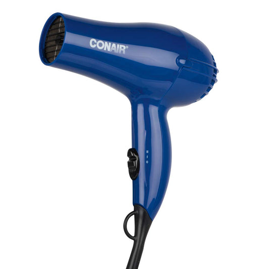 Conair 318RC Hair Dryer 1875 Watt Mid-Size Blow Dryer with 2 Heat 2 Speed Settings for All Hair Types Cool Shot Button Concentrator Attachment Blue 27.3 cm x 23.5 cm x 8.9 cm 🍁 All In One Marketplace Canada