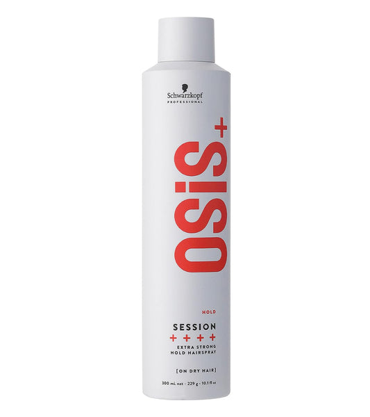 Schwarzkopf OSiS+ Session Extra Strong Hold Hairspray | Long Lasting Hold, Windproof Hold | Easy To Brush Without Flaking | Heat Protection up to 250°C/450°F | For All Hair Types, 300mL 🍁 All In One Marketplace Canada