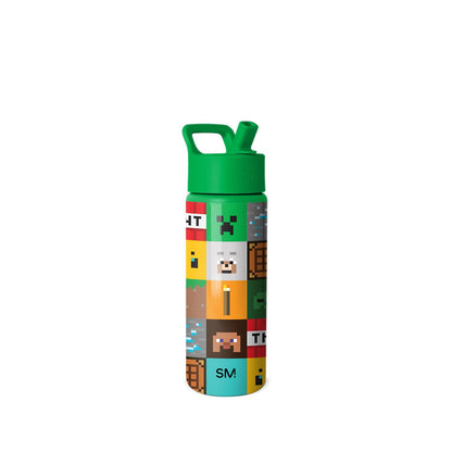 Simple Modern Minecraft Kids Water Bottle & Toddler Cup | 18oz 🍁 All In One Marketplace Canada