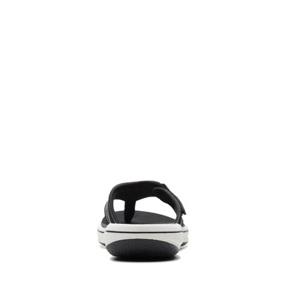 Clarks Cloudsteppers Women's Breeze Sea Flip-Flop, Black Synthetic, 6 Medium US 🍁 All In One Marketplace Canada