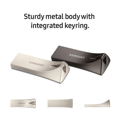 SAMSUNG BAR Plus 128GB - 400MB/s USB 3.1 Flash Drive Silver (MUF-128BE3/AM) [Canada Version] 🍁 All In One Marketplace Canada