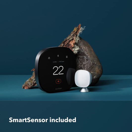 ecobee New Smart Thermostat Premium with Smart Sensor and Air Quality Monitor - Programmable Wifi Thermostat - Works with Siri, Alexa, Google Assistant 🍁 All In One Marketplace Canada