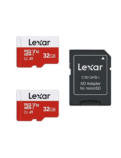 Lexar 32GB Micro SD Card 2 Pack, microSDHC UHS-I Flash Memory Card with Adapter - Up to 100MB/s, U1, Class10, V10, A1, High Speed TF Card (2 microSD Cards + 1 Adapter) 🍁 All In One Marketplace Canada