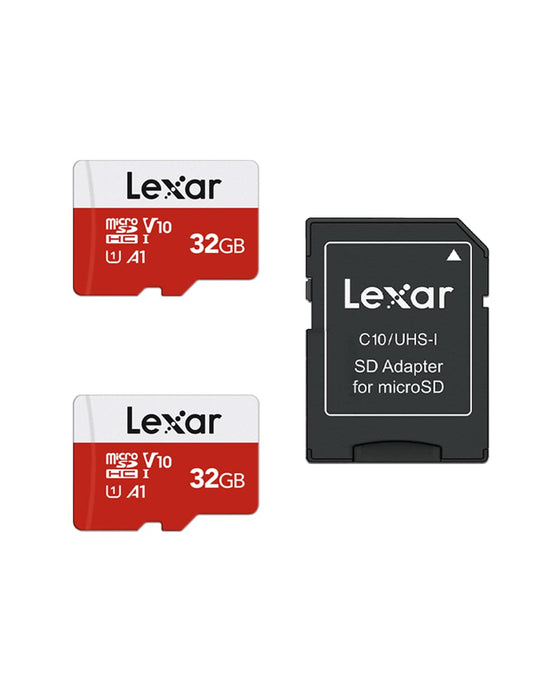 Lexar 32GB Micro SD Card 2 Pack, microSDHC UHS-I Flash Memory Card with Adapter - Up to 100MB/s, U1, Class10, V10, A1, High Speed TF Card (2 microSD Cards + 1 Adapter) 🍁 All In One Marketplace Canada