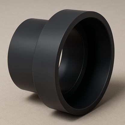 LESSO ABS Reducing Coupling — Hub × Hub DWV, cUPC Certified