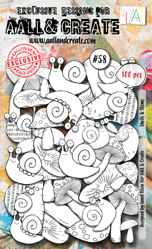 AALL and Create Ephemera Die-Cuts - Shells & Stems