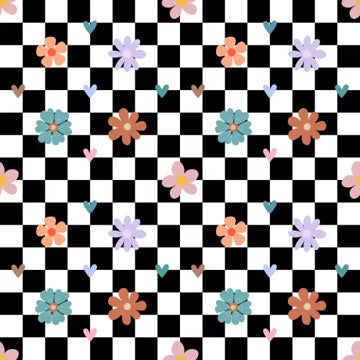 Couverture minky Punky bloom 💕 moyenne
