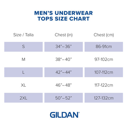 Gildan Men's A-Shirts 5 Pack, Grey/Black, Large 🍁 All In One Marketplace Canada