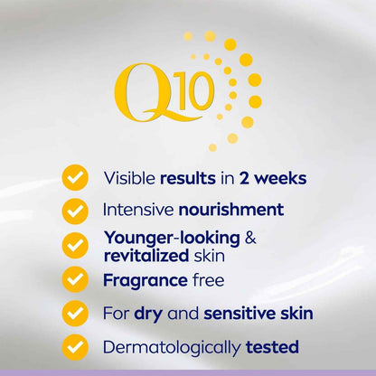 NIVEA Q10 Anti-Wrinkle + Fragrance Free Night Cream for Sensitive Skin | Night face moisturizer | 50mL 🍁 All In One Marketplace Canada