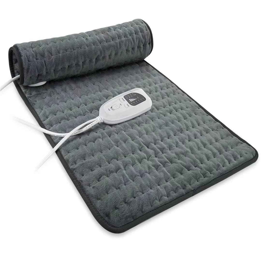 Heating Pad Electric Heat Pad, Hot Heated Pad,Moist Heat Heating Pad Moist and Dry Heat,Multiple Temp and Timer Settings (Gray green, 24"X12") 🍁 All In One Marketplace Canada