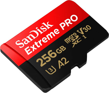 SanDisk 256GB Extreme PRO® microSD™ UHS-I Card with Adapter C10, U3, V30, A2, 200MB/s Read 140MB/s Write SDSQXCD-256G-GN6MA 🍁 All In One Marketplace Canada