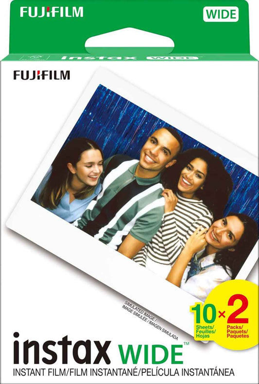 Fujifilm Instax Wide Film, White Twin Pack (20 Exposures 🍁 All In One Marketplace Canada