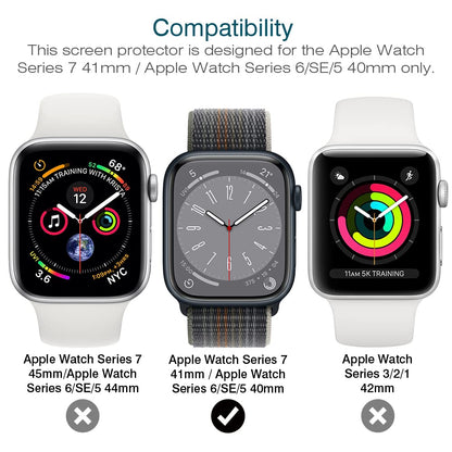 LK 6 Pack Screen Protector for Apple Watch Series SE/6/5/4/SE 2022 40mm, Apple Watch Series 9/8/7 41mm Screen Protector, Max Coverage, Bubble-Free, Anti-Scratch, iWatch 40mm Flexible TPU Clear Film 🍁 All In One Marketplace Canada