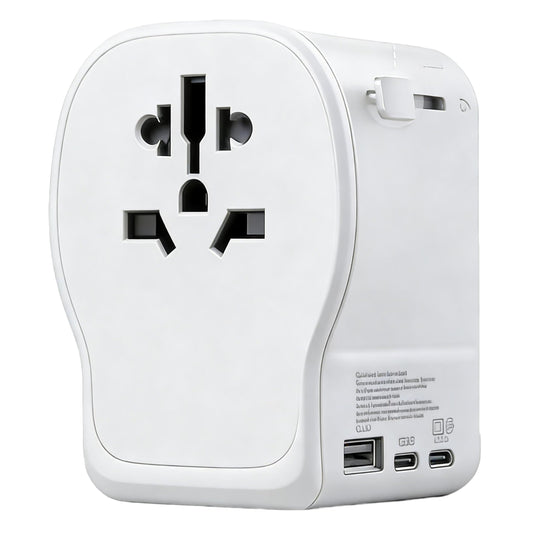 QENEQ International Travel Adapter 220V-110V Voltage Converter EU/UK/US Travel Plug All in One with USB A USB C Power Outlet for Europe USA UK AUS Asia 🍁 All In One Marketplace Canada
