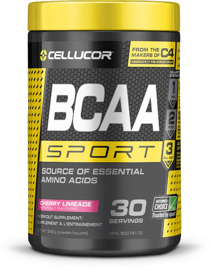 Cellucor BCAA Sport Recovery Powder - Post & Intra Workout Energy Supplement - Cherry Limeade, 30 Servings 🍁 All In One Marketplace Canada