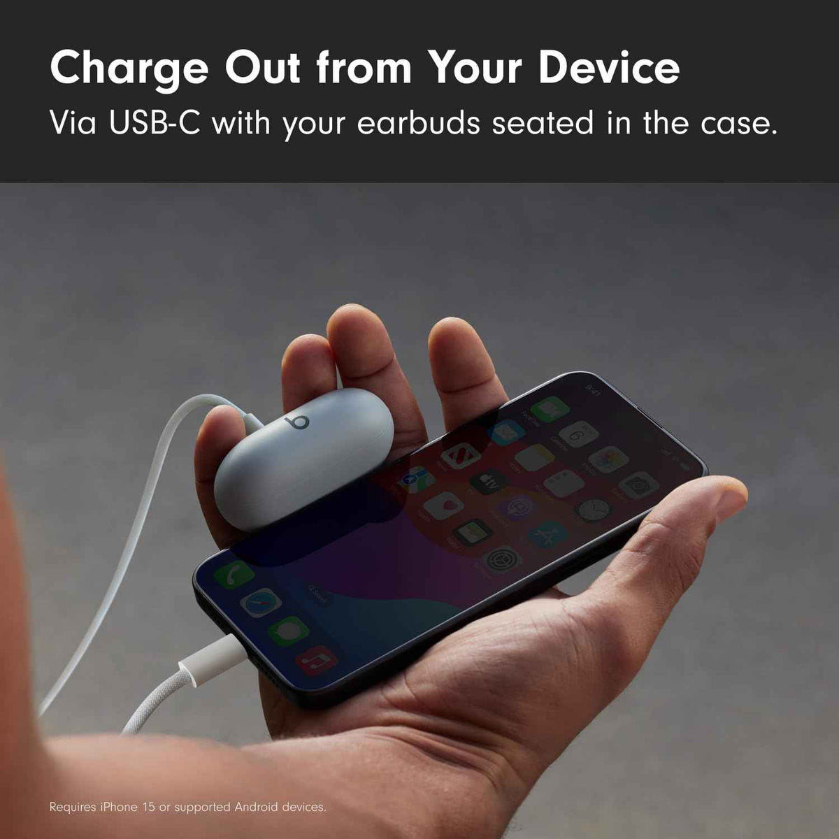 Beats Solo Buds - Wireless Bluetooth Earbuds | 18 Hours of Battery Life | Apple & Android Compatibility | Built-in Microphone - Storm Gray 🍁 All In One Marketplace Canada