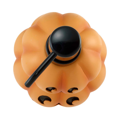 Avanti Linens – Soap Dispenser, Decorative Lotion Pump for Bathroom or Kitchen Countertop, Hand Painted Resin Halloween Decor (Stacked Pumpkins)
