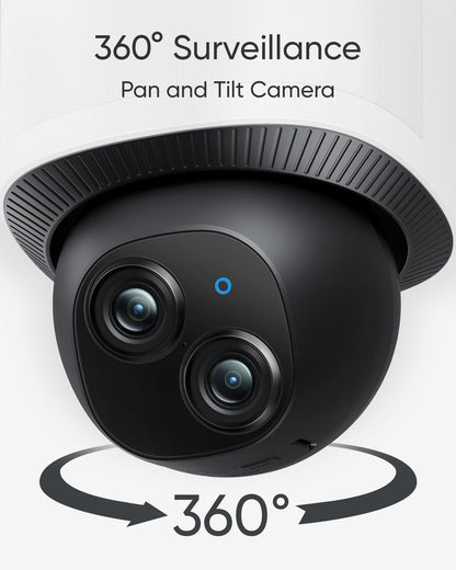 eufy Security Floodlight Camera E340 Wired, 360° Pan and Tilt, 24/7 Recording, Dual-Band Wi-Fi, 2,000 Lumens, Motion-Activated, Dual Camera, HomeBase 3 Compatible, Local Storage, No Monthly Fee 🍁 All In One Marketplace Canada