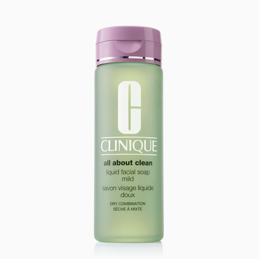 Clinique 3-Step All About Clean Liquid Gentle Facial Cleanser Soap For Dry Combination Skin Types, Mild, 200ml 🍁 All In One Marketplace Canada