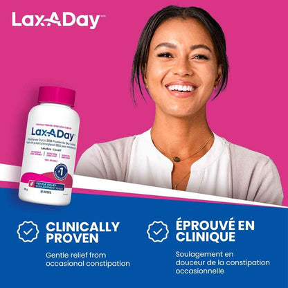 Lax-A-Day Powder Laxative for Occasional Constipation Relief, 30 Doses 🍁 All In One Marketplace Canada