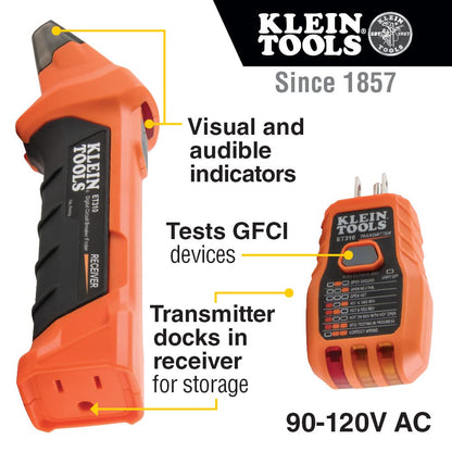 Klein Tools 80016 Circuit Breaker Finder Tool Kit with Accessories, 2-Piece Set, Includes Cat. No. ET310 and Cat. No. 69411 🍁 All In One Marketplace Canada